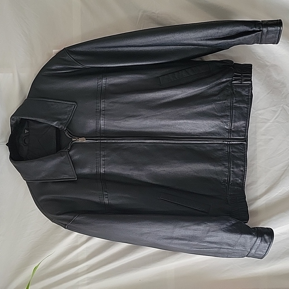 Soundtrack & Yorke leather jacket